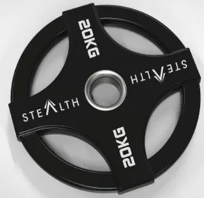 [IR2506-10] Stealth Rubber 4 Grip Plate 10KG