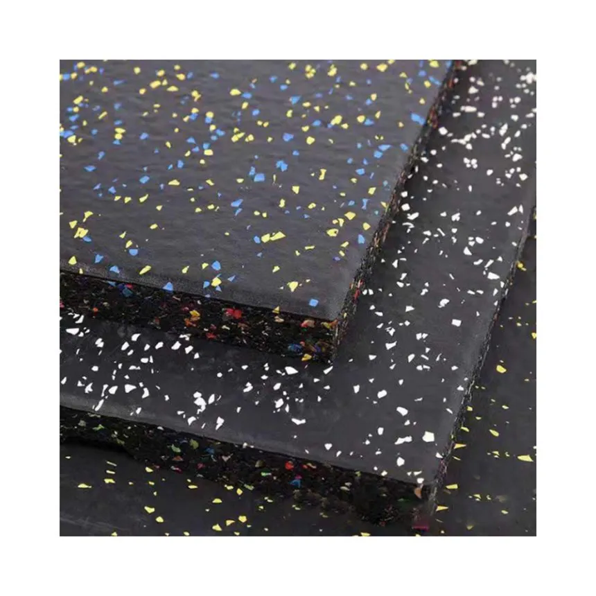 FlexPro Rubber Flooring (Black, White Speck, 20mm)